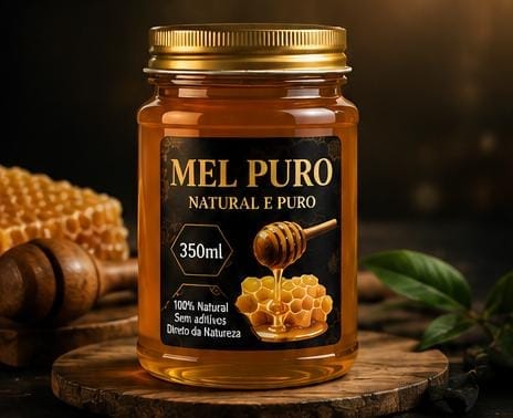 Mel Puro - 350ml - Alimentos e Mercearia - Lupiey