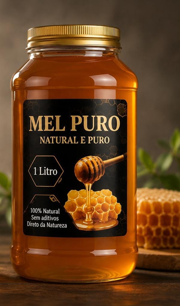 Mel Puro - 1l - Alimentos e Mercearia - Lupiey
