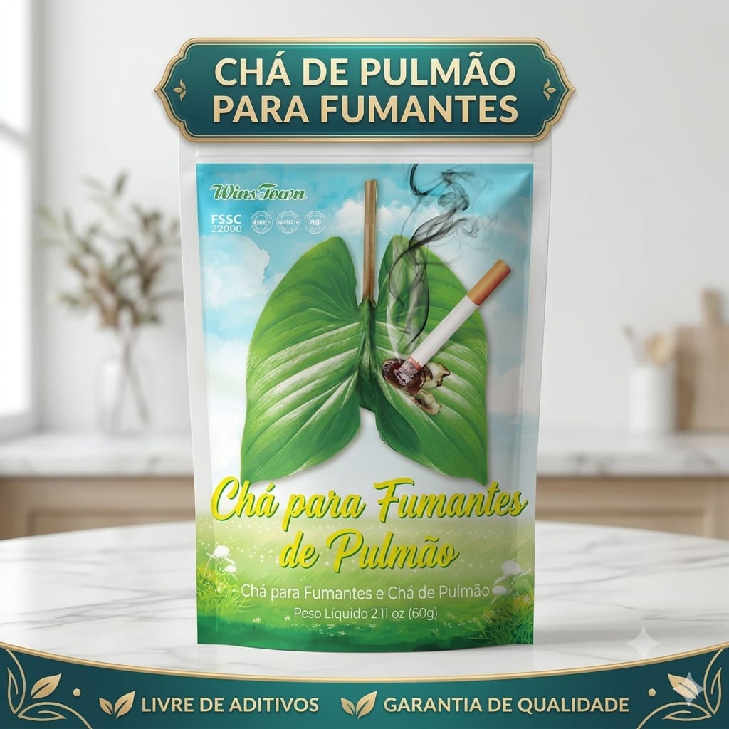 Chá de Pulmão para Fumantes - WinsTown - Alimentos e Mercearia - Lupiey