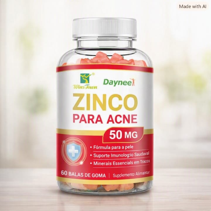 Zinco 50mg para Acne - Alimentos e Mercearia - Lupiey